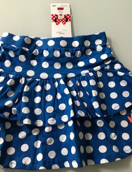 Minnie Maus Mädchen Rock Minirock Mini Disney Blau Weiß Gepunktet Gr. 134. neu mit Etikett. - Albstadt