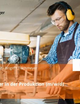 Mitarbeiter in der Produktion (m/w/d) - Treffurt