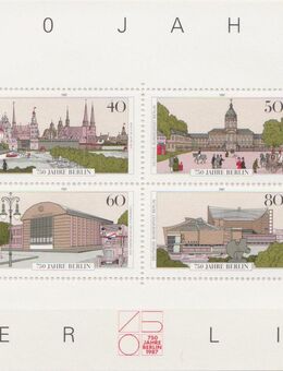 BRD-Briefmarken-Block_750 Jahre Berlin 1987 (1) [401] - Hamburg