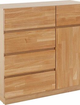 Home affaire Kommode Laima, Breite 90 cm, mit 5 Schubladen, teilmassiv, FSC®-zertifiziert
