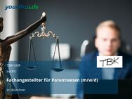 Fachangestellter für Patentwesen (m/w/d) - München