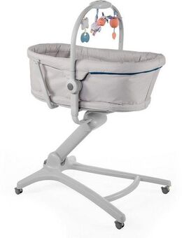 Chicco Kombihochstuhl Baby Hug 4 in 1, Glacial, Stubenwagen, Liegesessel, Hochstuhl und erster Stuhl in Einem!