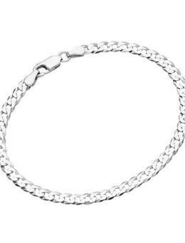 Smart Jewel Panzerarmband Panzerkette diamantiert, massiv, Silber 925