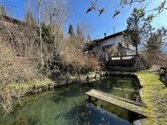 DHH, 2Whg.n, Bergsicht, Hanglage, 2 Carport, Teich, Altstädten - Sonthofen