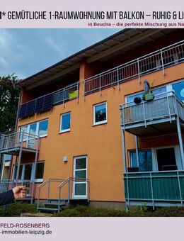 Charmante Singlewohnung mit Balkon und Blick ins Grüne - ruhig gelegen in Beucha - Brandis