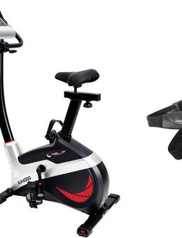Christopeit Sport® Ergometer AX 4000 inkl. Pulsgurt (Heimtrainer Fahrrad), Schwungmasse ca. 8 kg, 24 Widerstandsstufen