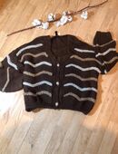 Gilet marron avec vagues in 47249