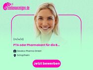 PTA oder Pharmakant (m/w/d) für die BtM-Administration 80 %–100 % - Schopfheim