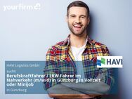 Berufskraftfahrer / LKW Fahrer im Nahverkehr (m/w/d) in Günzburg in Vollzeit oder Minijob - Günzburg