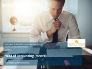 Head of Accounting (m/w/d) - Singen (Hohentwiel)