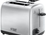 RUSSELL HOBBS Toaster Adventure 24080-56, 2 kurze Schlitze, für 2 Scheiben, 850 W, Edelstahl gebürstet