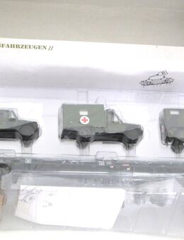 Märklin-4MFOR HO 47015 Bundeswehr Sanitätsfahrzg. 2xWolf 1xUnimog OVP - Neu(wertig) - Heilbronn