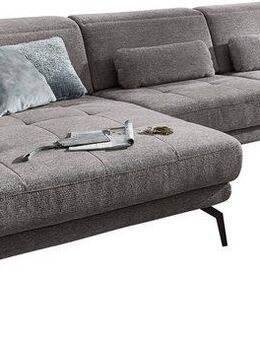 Die PlanBar Ecksofa MP-IN20126 L-Form mit Federkern-Polsterung, mit Kopfteilverstellung, optional Sitztiefen- & Armteilverstellung