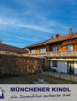 . DHH im Landhausstil mit Alpenblick! . - Dietramszell