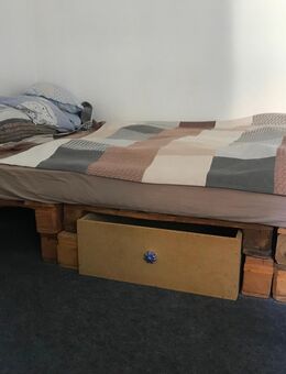 Palettenbett mit Bettkästen - Würzburg