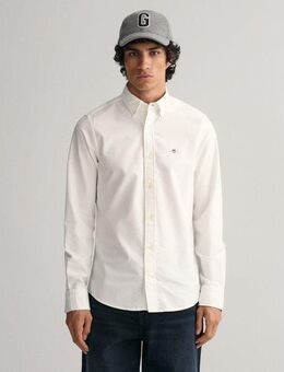Gant Langarmhemd Slim Fit Oxford Hemd strukturiert langlebig dicker Oxford Hemd Slim Fit
