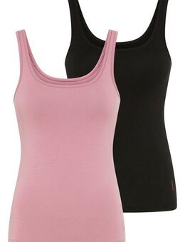 HUGO Tanktop (2-tlg) Rundhals