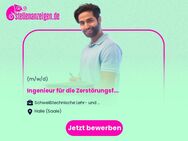 Ingenieur für die Zerstörungsfreie Werkstoffprüfung (m/w/d) - Halle (Saale)