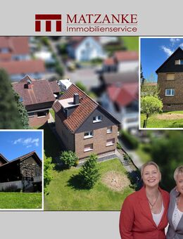 Provisionsfrei: Anlageimmobilie mit 3 vermietbaren Einheiten 6,16% Netto-Mietrendite - Büdingen