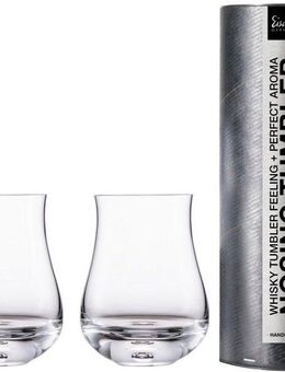 Eisch Germany Whiskyglas Gentleman, Kristallglas, (Nosing-Glas) handgefertigt, bleifrei, 350 ml, 2-teilig