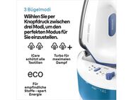 Braun Dampfbügelstation CareStyle Compact IS2143BL, 1500 ml Wassertank, blau, max. Dampfmenge 420g/min, Rückwärtsbügeln über Knöpfe