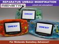 Reperatur / Service Nintendo Gameboy Advance (IPS Display, Glas) in 09661