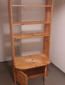 Massivholzregal mit Fernsehfach in 45657