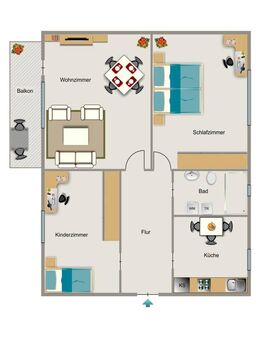 3-Zimmer-Wohnung in Herne Wanne-Süd - Herne