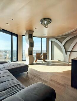 ELVIRA - FRIENDS Tower in Neuhausen-Nymphenburg, exklusive 1-Zimmer Wohnung mit einzigartigem 180-Grad-Panoramablick über München - München