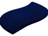 my home Badematte Merida, Badvorleger, Badezimmer Teppich, Höhe 32 mm, rutschhemmend beschichtet, fußbodenheizungsgeeignet, schnell trocknend, strapazierfähig, Kunstfaser, wellenförmig, Badteppich, Uni Farben, rechteckig, rund & als 2-tlg. Set erhältlich
