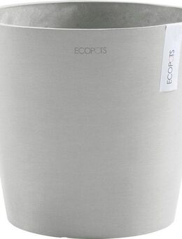 ECOPOTS Blumentopf AMSTERDAM White Grey, BxTxH: 40x40x35 cm, mit Wasserreservoir