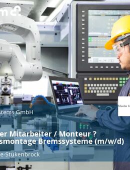 Technischer Mitarbeiter / Monteur ? Fertigungsmontage Bremssysteme (m/w/d) - Schloß Holte-Stukenbrock