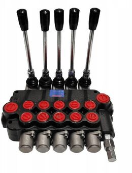 Hydraulikverteiler Monoblock Hebelsteuerung 40l 05P40 5Fach SET 1 - Wuppertal