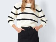 Noisy may Strickpullover NMMAYSA L/S STRIPE O-NECK KNIT NOOS
