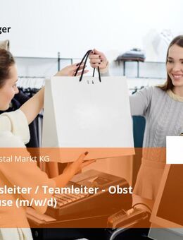 Abteilungsleiter / Teamleiter - Obst und Gemüse (m/w/d) - Schorndorf (Baden-Württemberg)