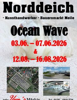 Norddeich Oceanwave Kunsthandwerker- und Bauernmarkt August 2026 - Norden