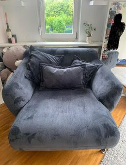 XXL Sessel, Longchair in grau - Bochum