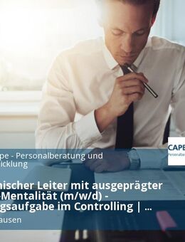 Kaufmännischer Leiter mit ausgeprägter Hands-on-Mentalität (m/w/d) - Gestaltungsaufgabe im Controlling | Operative Verantwortung mit strategischem Fokus - Bad Oeynhausen