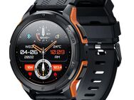 Smartwatch Herren BT10 – Stilvolles Multitalent für Fitness und Alltag orange - Wuppertal