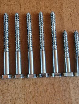 V2A Schrauben, Dübel, Schwerlast Dübel, alles für Hausbau (49 X) - Bürstadt