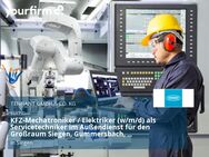KFZ-Mechatroniker / Elektriker (w/m/d) als Servicetechniker im Außendienst für den Großraum Siegen, Gummersbach, Hachenburg, Dillenburg, Marburg, Lüdenscheid - Siegen (Universitätsstadt)