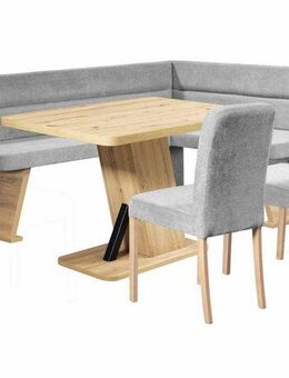 Home affaire Eckbankgruppe Laros Sitzgruppe, Eckbank, Stühle, Tisch, (Set, 4tlg Set), perfekt für Küche, Esszimmer, Wohnzimmer, Bestseller