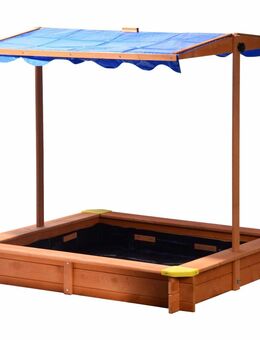 Dobar Quadratischer Sandkasten blau mit verstellbarem Dach D94350 - Birkenfeld (Baden-Württemberg)