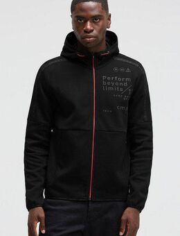 CAMP DAVID Kapuzensweatjacke mit elastischen Saumabschlüssen
