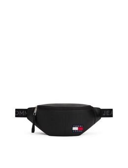 Tommy Jeans Gürteltasche TJM ESS DAILY PU BUMBAG, Unisex Crossoverbag, Minibag mit Flaggen-Aufnäher