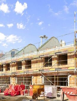 Rohbau fertiggestellt! Reihenmittelhaus mit familienfreundlichem Grundriss in Mering-St. Afra! - Mering