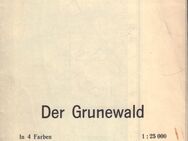 Landkarte - DER GRUNEWALD (4 cm-Karte) Maßtischblättern Nr. 3445 und 3545 [1938] - Zeuthen