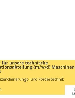 Mitarbeiter für unsere technische Dokumentationsabteilung (m/w/d) Maschinen- und Anlagenbau - Dreisbach