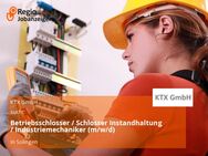 Betriebsschlosser / Schlosser Instandhaltung / Industriemechaniker (m/w/d) - Solingen (Klingenstadt)