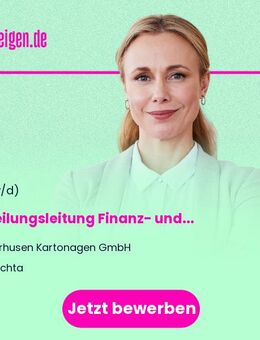 Abteilungsleitung (m/w/d) Finanz- und Rechnungswesen - Vechta